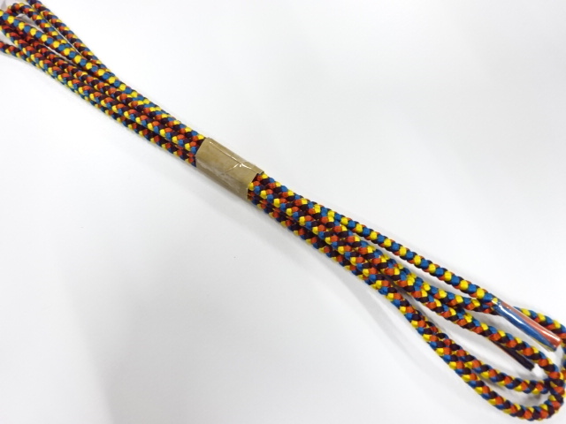 未使用品　正絹　手組帯締め